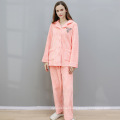 100% polyester lounge wear women winter women sleepwear pajamas for women